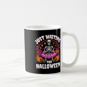 Mug Drôle Skeleton Femmes Hommes En Attente D'Hallowee