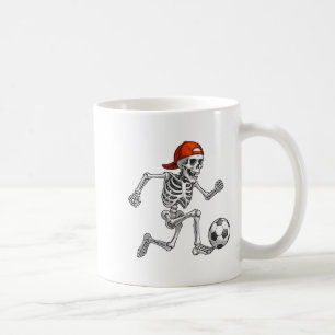 Mug Drôle Skeleton Soccer Hommes Garçons Enfants Hallo