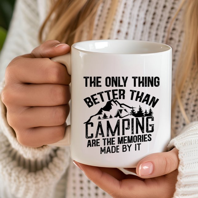 Mug Drôle slogan de camping été citations (Créateur téléchargé)