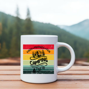 Mug Drôle slogan de l'équipe de camping fun camper ami