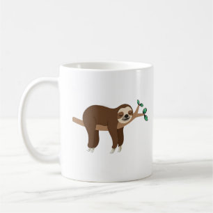 Mug Drôle Sloth Puns Tee, Punny mignon Animaux Graphis
