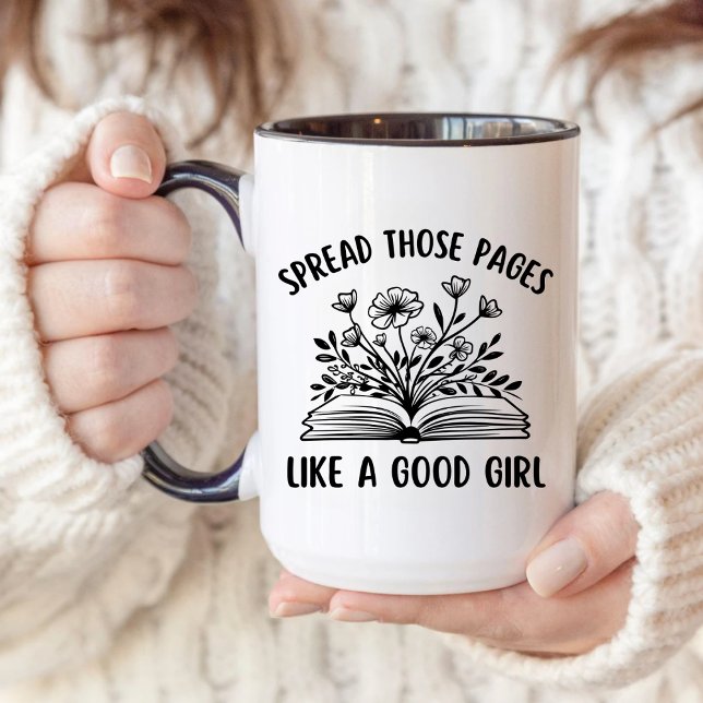 Mug Drôle Smut Romance Reader Lover Spicy Dirty Book (Créateur téléchargé)