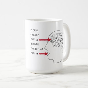 Mug Drôle Snarky Utiliser Votre Cerveau