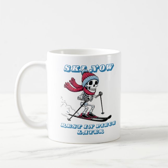Mug Drôle Squelette (Gauche)