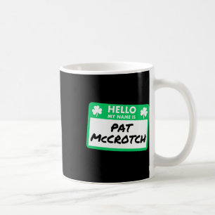 Mug Drôle St Patricks Day Bonjour Mon Nom Est Pat Mccr