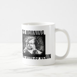 Mug Drôle Stress Coffee Mug, pour le patron ou maman