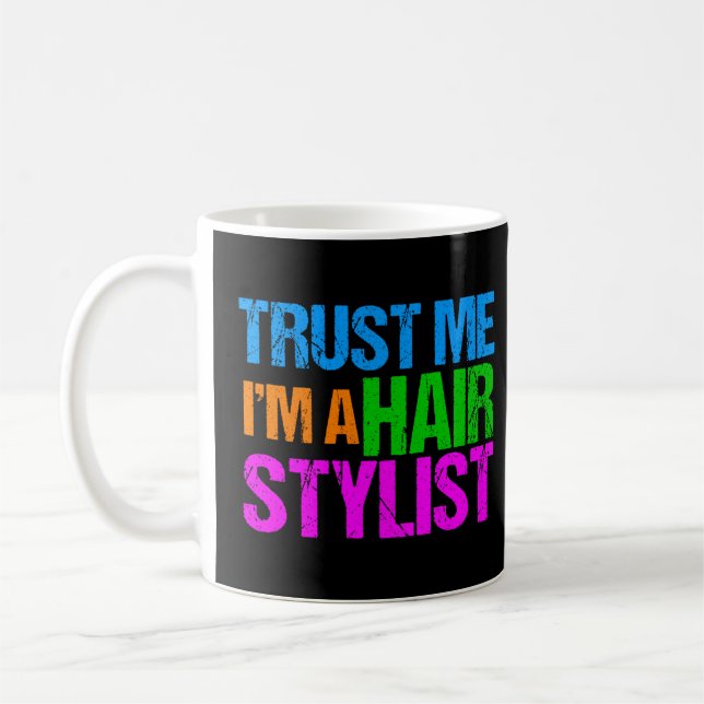 Mug Drôle Styliste des cheveux femmes (Gauche)
