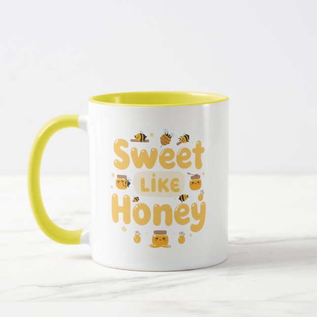 Mug Drôle "Sucré comme du miel" Bumblebee (Gauche)