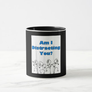 Mug Drôle Suis-Je En Train De Vous Distraire Stick Man