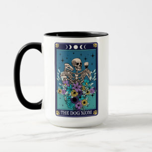 Mug Drôle Tarot Le Chien Carte Maman Squelette