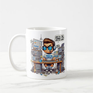 Mug Drôle Tee - shirt de support technique