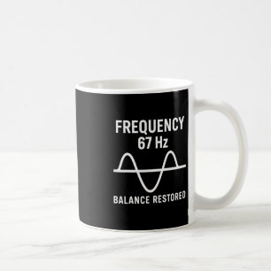Mug Drôle tendance de mème 67 Six Sept argot Gen Alpha