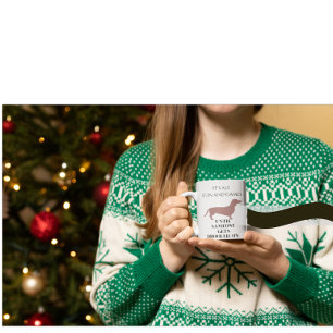 Mug Drôle Terre-Neuve C'est tout plaisir et jeux jusqu