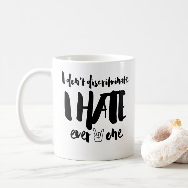 Mug Drôle thé Humour sarcastique (Avec donut)