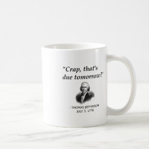 Mug Drôle Thomas Jefferson Histoire Usa Enseignant Élè