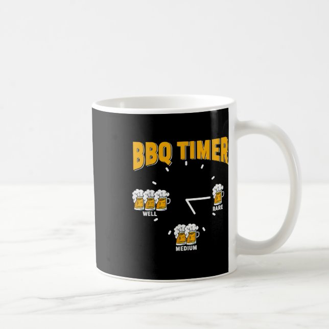 Mug Drôle Timer Barbecue - Barbecue Grill Party (Droite)