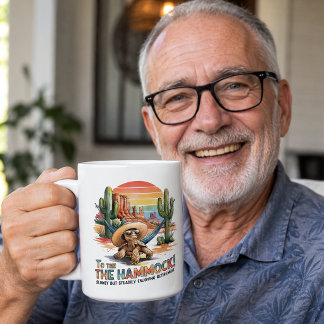 Mug Drôle Tortue du désert de l'Ouest pour la retraite
