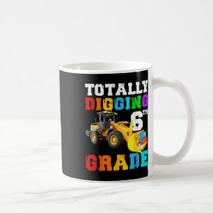 Mug Drôle Totalement Fou De Tracteur De 6e Jour 1