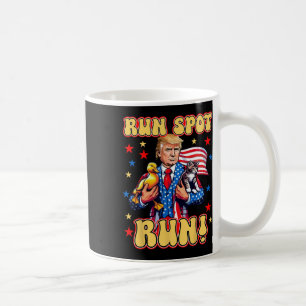 Mug Drôle Trump Courir Harris Tache Course Chien Dete
