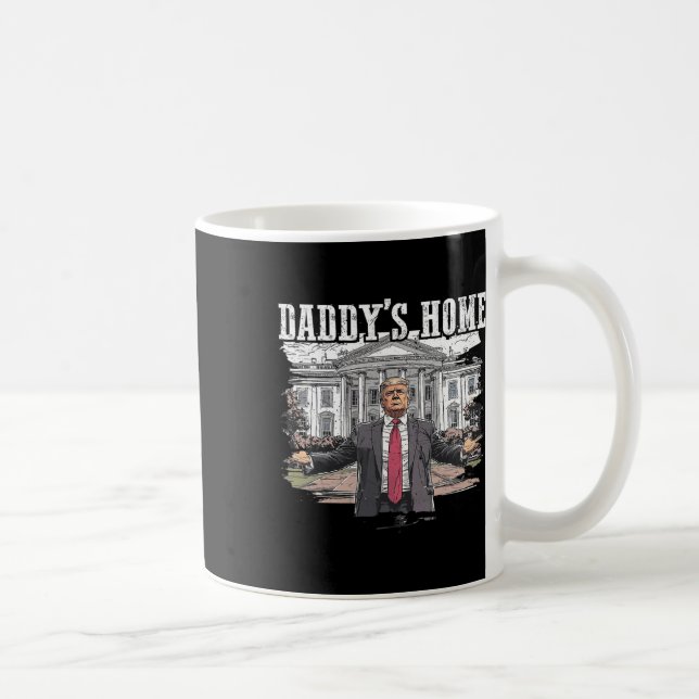 Mug Drôle Trump Daddy’s Home Maison Blanche 2024 (Droite)