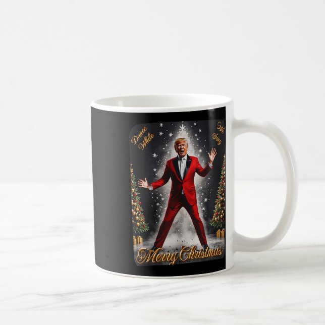 Mug Drôle Trump Danse Santa Claus Noël Noël Noël Noël  (Droite)