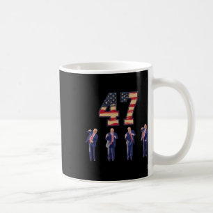 Mug Drôle Trump Danser l'Amérique 47 Trump Danser Homm