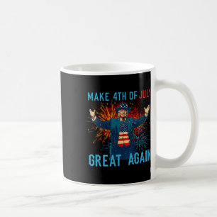 Mug Drôle Trump Faire 4 Juillet Grande Encore Feu d'Ar