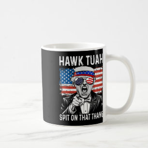Mug Drôle Trump Hawk Tuah - Crache Sur Cette Chose Mèm