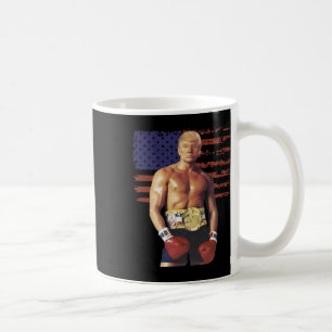 Mug Drôle Trump Rocky Boxer Meme Boxer Us Flag Patrio