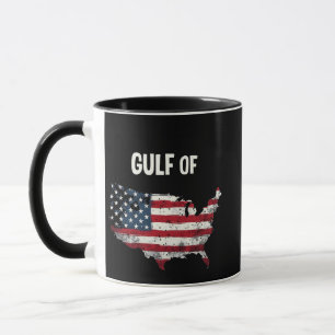 Mug Drôle Trump USA Carte Drapeau