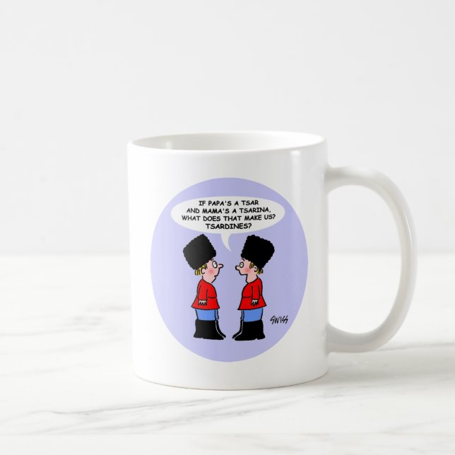 Mug Drôle Tsars Russes Enfants Dessin Pour L'Histoire  (Droite)