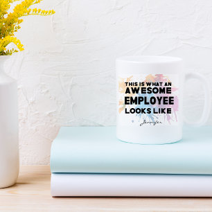 Mug Drôle Un Employé Awesome Semble Personnalisé