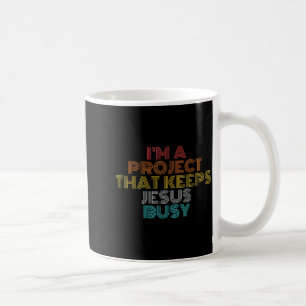 Mug Drôle un projet qui occupe jésus chrétien