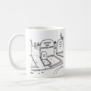 Mug Drôle Ventriloquism Gag. Ventriloquiste