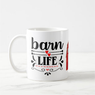 Mug Drôle Vie de Ferme Cheval Vache Poulet Campagne Ag