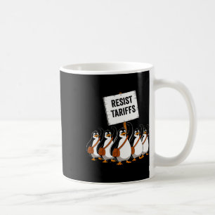 Mug Drôle Vintage résiste Activisme Pingouin Graphic D