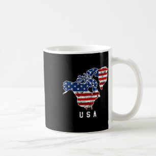 Mug Drôle Vision De Trump De Carte Des États-Unis Avec