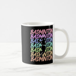 Mug Drôle Volant de badminton Vintage Joueur de Badmin