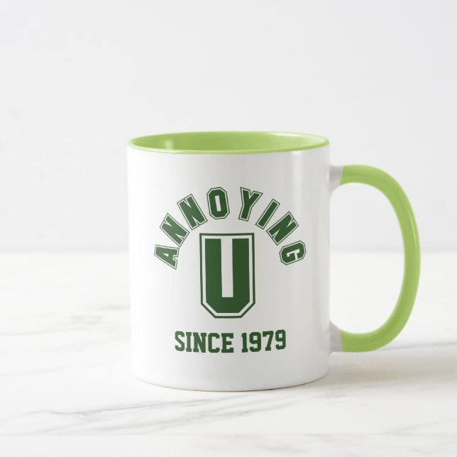 Mug Drôle Vous Agaçant Mug, Vert (Droite)