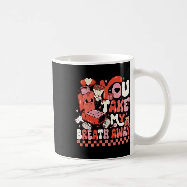 Mug Drôle Vous Me Faites Perdre Haleine Équipe Poumon  (Droite)