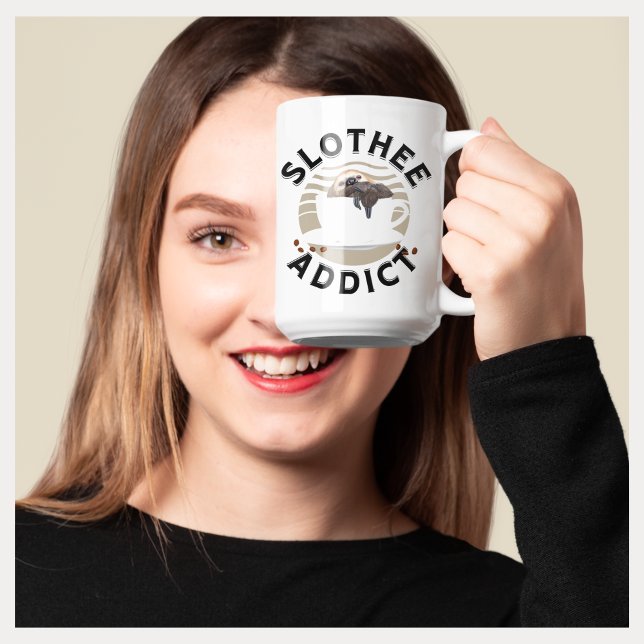 Mug Drôle Wordplay Sleepy Sloth (Créateur téléchargé)