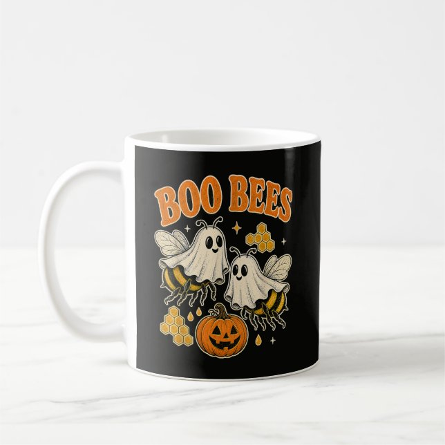 Mug Drôles d'abeilles fantômes drôles abeilles Hallowe (Gauche)