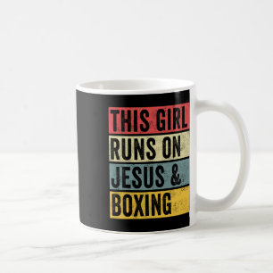 Mug Drôles de chiens Jésus de boxe et de boxe combat d