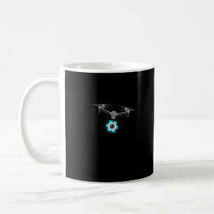 Mug Drone sur drone RC pour pilote UAS d'aéronef RC