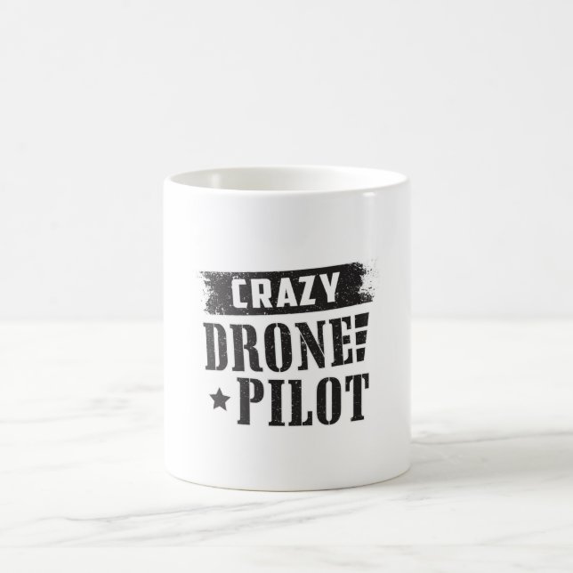 Mug Drones pilotes Quadcopter drones FPV Drôle cadeau (Centre)