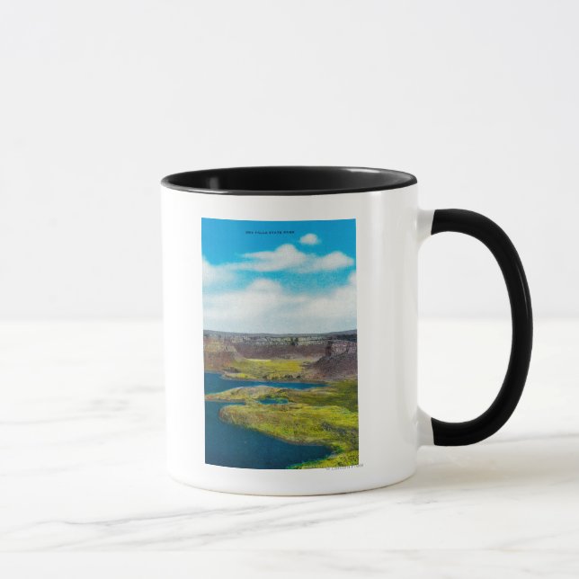 Mug Dry Falls State Park, barrage Grand Coulee (Droite)