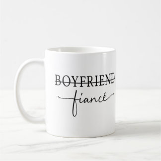Mug "Du copain à la fiancée"