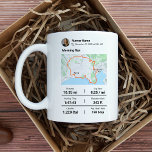 Mug du coureur d'activité<br><div class="desc">Un cadeau parfait pour les coureurs ! 0 personnalisable. Customisé Gps Plan Activité Mug pour les coureurs,  cyclistes,  trekkers et nageurs.</div>