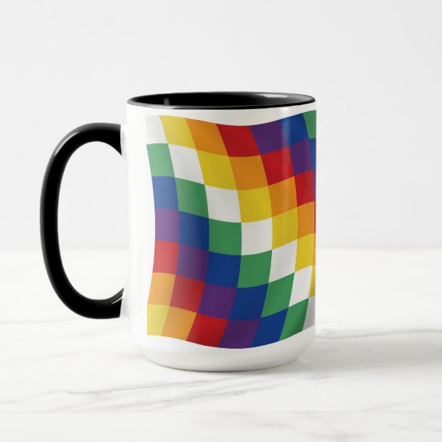 Mug du drapeau aymara (Gauche)