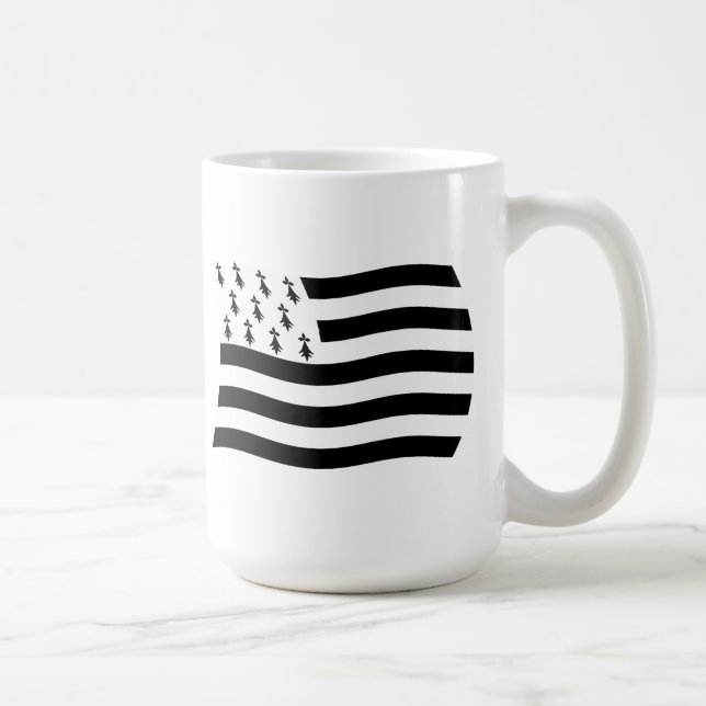 Mug du drapeau de Bretagne (Droite)
